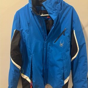 Ski Jacket Blue Spyder Jacket